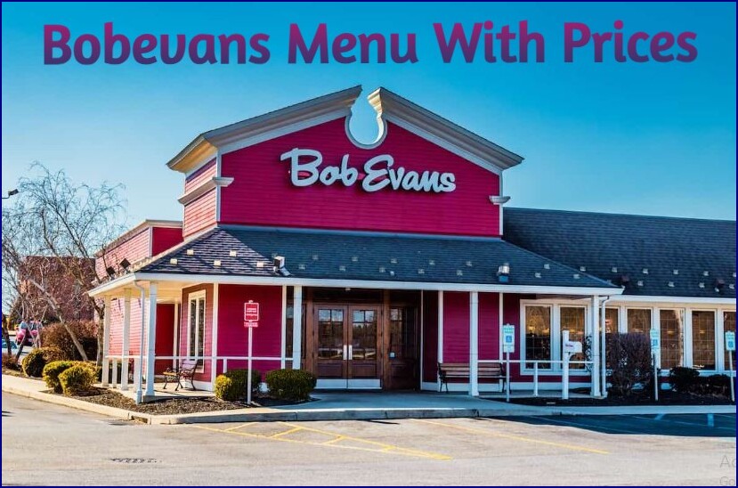 Bobevans Menu With Prices
