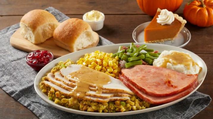 Menu Of Bob Evans Thanksgiving Dinner With Prices